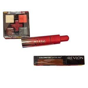 Revlon Lip Palette and Liquid Lipsticks and Lip Oil Bundle